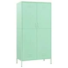 Wardrobe Mint 90x50x180 Cm Steel - Green - View 3