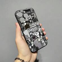 O-Oasis-S Phone Case Compatible With  16, 15, 14, 13, 12, 11, XS, XR, X, 8, 7, Pro, Max, Plus, Mini Silicone Black Cover, Cover Compatible With  17 Pro Case,  17 Pro Max Case,  17 Case,  16 Pro Case - z2 - Xem 2