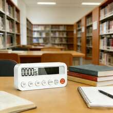 Creative Minimalist Visual Countdown Timer | Compact & Sleek, Doubles As Alarm Clock | Perfect For Students, Kids, Kitchen Baking & Cooking Time Management - Multicolor - View 6