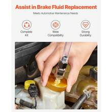 Brake Master Bleeder Kit, 17 Pcs, Professional Brake Bleeder Adapter Set With Complete Kit & Handle, Durable Brake Bleeder Adapter For Brake Fluid Filling Fit For Most New & Old Vehicles - 17 Pcs - View 2