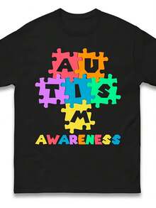 Awareness T Shirt Port Advocates Autistic - Style 10 - View 1