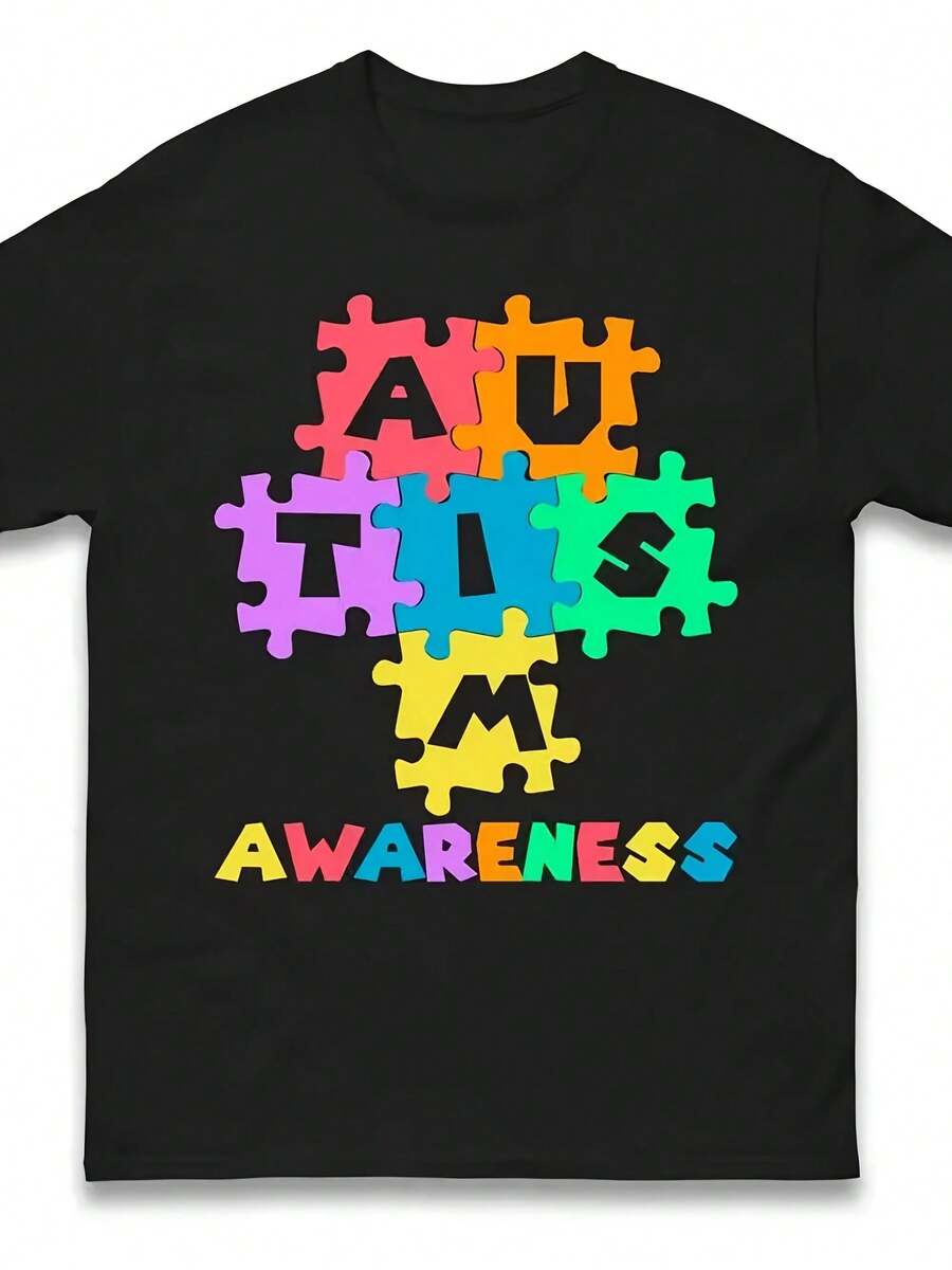 Awareness T Shirt Port Advocates Autistic - Style 10 - View 1
