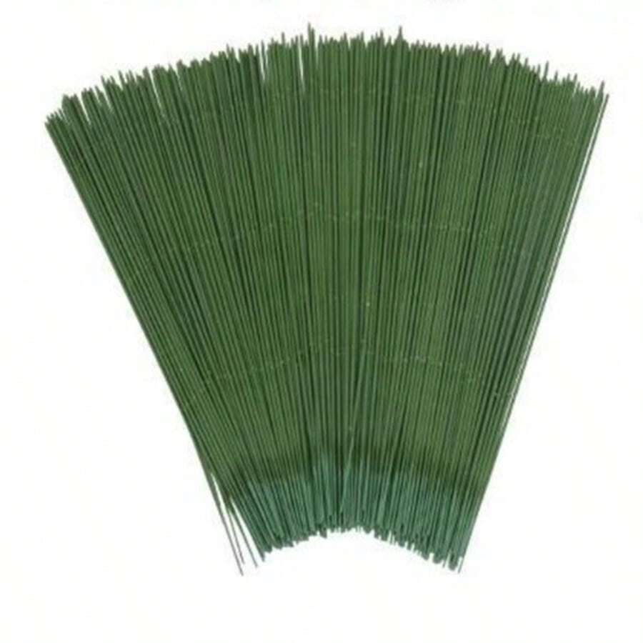 20pcs/50pcs/100pcs Flexible Iron Wire Rods, For Plant Climbing Support, Adjustable Garden Trellis, Wrappable & Shapeable, Plant Support, Multi-Purpose Floral Stems, Artificial Flower Stems, Super Durable, Easy To Curl, Various Shapes, DIY Bouquet Decor, Gardening Tool Accessory, Valentine's Day Decor, New Year & Wedding, Christmas Decoration - Multicolor - View 1