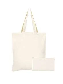 2pcs/Set, Large Capacity Lightweight Blank Tote Bag & Zipper Pouch Combo Set, Suitable For DIY Cross-Stitch, Embroidery, Painting, Heat Transfer Printing, Multi-Purpose Shopping Bag, Book Bag, Stationery Organizer, Ideal For School, Party, Gym, Camping, Holiday Celebrations, Gifts - Multicolor - View 36