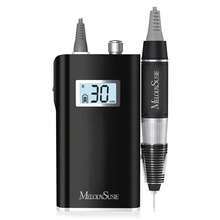 MelodySusie Professional Scamander Rechargeable 30000 Rpm Electric Nail Drills,SC320H Portable Electric E File, Acrylic Gel Grinder Tools With 6 Bits And Sanding Bands For Manicure Pedicure Carve Polish 4th Of July Women,Christmas Gifts - 黑色 - 查看 1