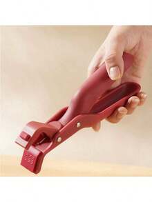 1pc Silicone Multi-Function Heat Resistant Gripper - Heatproof Silicone Tong, Non-Slip Coating, Ergonomic Design, Suitable For Hot Dishes And Trays - Food Processing Kitchen Tool, Microwave Steamer Tong, Multi-Purpose Kitchen Bowl Holder, Air Fryer Tong, Heat Resistant Handle, Anti-Scald Bowl Clip, Oven Pot Holder - Multicolor - View 7