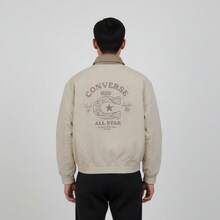 Converse 男士 Chuck Taylor SEASONAL 梭织夹克，MCJ394-W9F - 米色 - 查看 2