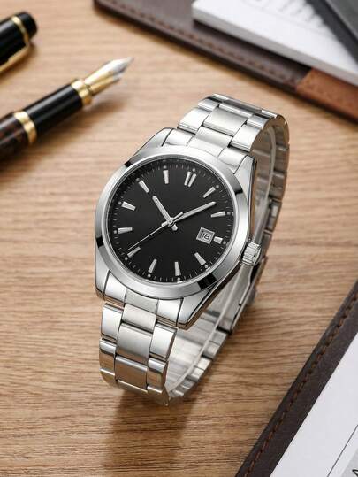 1PC Minimalist Stainless-Steel Watch Band – 12mm/14mm/16mm/18mm/20mm/24mm, 18mm 20mm 22mm Casual Watchbands Compatible With Samsung Galaxy Watch3 4 5 6 7 8 41mm 45mm/Galaxy Active2/Gear,Wristband For Watch GT/GT2 42mm 46mm Compatible With Amazfit GTS 2/2E/2 Mini Smart Watch,Easy-Adjust, Skin-Hugging Fit | Sleek Gift For Business & Professionals