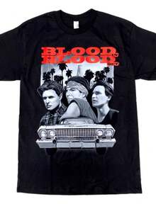 Blood In Blood Out Chicano T Shirt - 黑色 - 查看 1