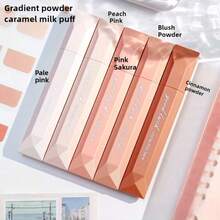 5支/套渐变修正带，笔式修正带，大容量修正带，即时修正，顺滑易用，适用于学校、办公室和家庭，返校必备