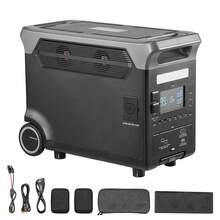 Portable Power Station, 3600W 3840Wh Power Station Solar Generator With 10 Output Ports & Adjustable Input Power, Expandable LiFePO4 Battery Backup For Home Camping RV (Solar Panel NOT Included) - Xem 8