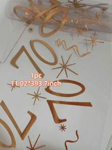 1/2 tấm khăn trải bàn số 18 màu vàng hồng, kích thước 11.02*108.27/196.85/393.7 inch, dùng trang trí tiệc sinh nhật, kỷ niệm, nghỉ hưu, tiệc sinh nhật, đồ dùng tiệc tùng, Ngày của Cha, Ngày của Mẹ. - Nhiều màu - Xem 16