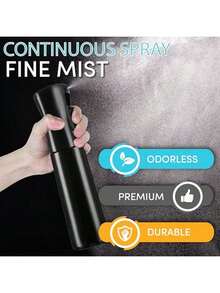 200毫升/500毫升高压自动细雾喷雾瓶，造型工具，适用于浴室、卧室、厨房、梳妆台、美发沙龙、美发产品及配件，多功能喷雾器，可重复使用