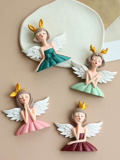 1片装婴儿房灯开关装饰墙贴，可爱天使精致开关贴纸，适用于婴儿卧室，3D开关插座装饰贴纸，婴儿房插座精致装饰贴纸，儿童房室内插座开关灯装饰墙贴