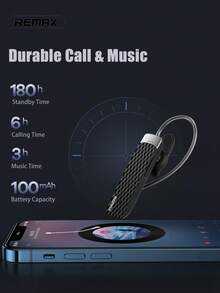 REMAX Ultra-Light Clip-On Wireless Earbuds; Smart Noise Proof & Crystal Calls; Headset Fits Both Right And Left Ear; Dual Pairing; Wireless 5.4 Stable Compatible With IPhone/Android; Secure Fit All Day; Hand-Free Earpiece;Wireless Headphone ﻿ - T9 - View 5