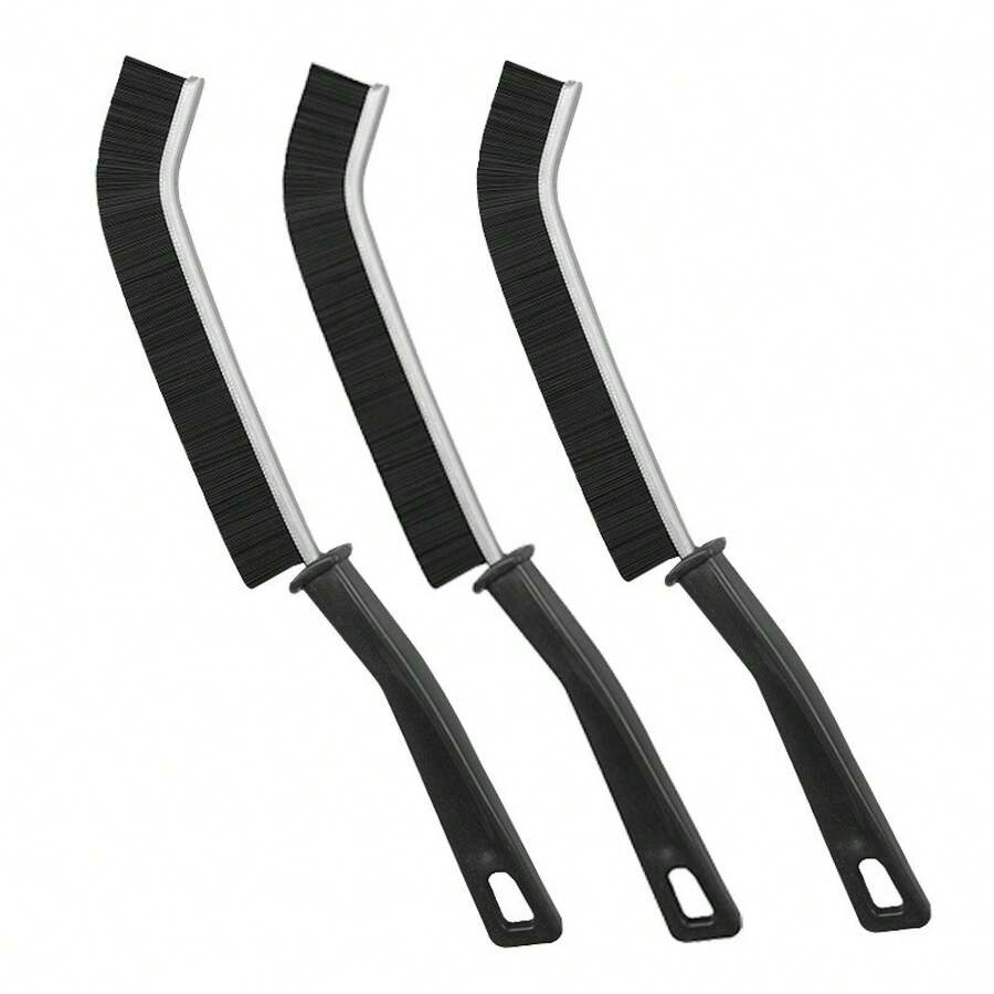 3-Pack Long Crevice Brush Dense Bristles Deep Crevice Cleaning Cleaning Expert Recommended - 3 chiếc - Xem 1