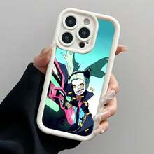 Étui de téléphone en silicone doux Rebecca Cyberpunk Edgerunners Sky Eye Stairs compatible avec Apple 12 13 Mini 11 14 15 16 Pro Max 7 8 Plus, Housse compatible avec 17 Pro Case, 17 Pro Max Case, 17 Case, 16 Pro Case - Blanc 04 - Voir 8