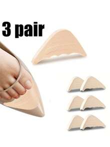 3 Pairs Reusable Sponge Toe Filler Inserts, Adjustable Toe Plugs, Shoe Inserts Suitable For Women High Heels, Oversized Shoes, Heels, Sneakers, Unisex - Multicolor - View 11