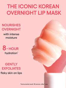 Laneige 20克蜜桃唇部睡眠面膜，密集修护，深层补水，淡化唇纹，改善干燥起皮的唇部。富含维生素C和抗氧化剂，提亮唇色。锁住水分和营养，防止夜间水分流失。粉色凝胶质地，水润不黏腻，甜美浆果香氛 | 韩国化妆品，礼盒装，20克/0.70盎司。 - Peach 20g - 查看 4