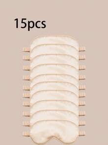 1pc/2pcs/3pcs/4pcs/5pcs/10pcs/15pcs Blackout Sleep Eye Mask, Satin-Like Cooling Comfortable, Relieve Fatigue, Nap, Sleep, Back To School Supplies - champagne - View 19