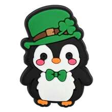 9/15PCS Cute Green Hat Animal St. Patrick's Day Series Shoe Charms Set, PVC Shoe Decorations For Beach Bag, Shoe Accessories Charms, Gift Idea For Birthday Christmas Valentine's Day Halloween Party Favors,Shoe,Spring Summer Picks,Brides Maid Gifts,Room,Bedroom Deccor,Bedroom Deccor,Beach,Travel,For Men,For Women,Vacation - Multicolor - View 8