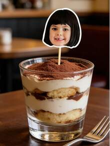 10/25/50/100/150pcs Personalized Paper Cake Toppers, Custom Face Theme Birthday Party Cupcake Decorations And Personalized Photo Party Decorations, Baby 1st Birthday Party Supplies. - Multicolor - View 5