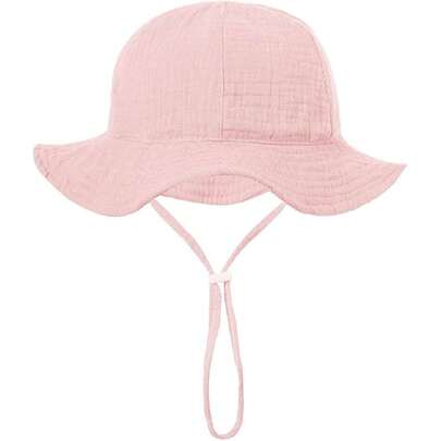 Sombrero de Sol para Bebé, Sombrero de Bebé Niña y Niño de 3 a 12 Meses, Gorro ala Ancha de Sol con Puro Algodón, Gorro de Playa para Días de Campo o Salir para Bebés y Niños Pequeños,36984361