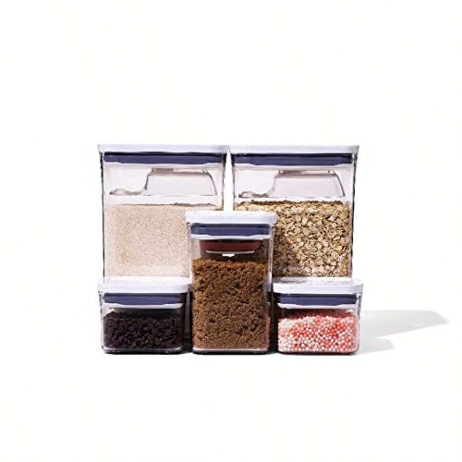 OXO Good Grips 8-Piece Baking Entials POP Storage Container Set - Thông thoáng - Xem 1