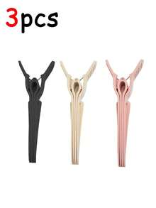 4/2/1个高冠蓬松发夹，女士无缝发夹，自然刘海造型夹，居家造型必备，简单易用，不伤发