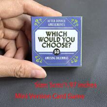 Jogo de Cartas de Alta Qualidade "Você Me Conhece Bem?", "Adivinhe a Música", "Adivinhe o Enigma", "Adivinhe a Palavra", "Qual Você Escolheria?", Jogos de Palavras e Rápida Percepção, Cartas de Jogos de Festa, Jogo de Tabuleiro Quadrado de Papelão, Cartões de Presente de Festa, Tamanho do Cartão 5cm/1,97 Polegadas