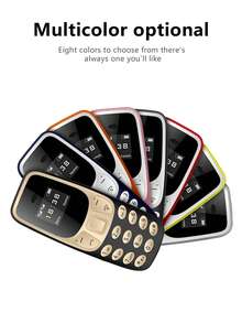 SERVO BM10 2G GSM迷你手机，双卡双待，0.66英寸屏幕，来电黑名单，闹钟，小巧实用手机 - 橘色 - 查看 2