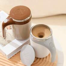 Taza de Café Portátil con Mezcla Automática y Capacidad Grande: Taza Giratoria Magnética Batería - Ideal para Usos Diarios y en Movimiento. Con una función de mezcla magnética innovadora, esta taza permite una mezcla perfecta de tus bebidas favoritas sin esfuerzo. Su gran capacidad es perfecta para una taza generosa de café o té. La batería la hace ideal para llevarla contigo a la oficina, en viajes o durante tus actividades diarias. Diseñada para la comodidad y la practicidad, es una elección p - Café integral - Ver 2