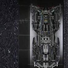 430pcs 1:20 Cyberpunk Sports Car Building Blocks Toy - Compatible Bricks - Holiday & Birthday Gift - Multicolor - View 3