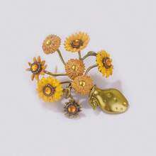 Mori Plant Brooch Gift Niche Design High-End Female Corsage Pin - 彩色 - 查看 5
