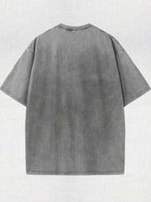 Phantom Troup Spiders Anime Manga Washed Heavy CottonT-Shirt, Gift For Anime Fan, Anime Lover,Manga Lover GiftGift For Him Gift For HeMenswear Clothing - 灰色 - 查看 2