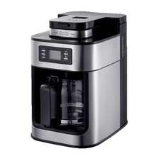 Cafetera de goteo automática pequeña, máquina moledora de café eléctrica con molinillo incorporado, diseño estilo americano - Ver 1