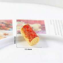 36pcs/30pcs/24pcs/18pcs/12pcs/6pcs Miniature Bread, Bread Model, Miniature Food Toy, DIY Jewelry Accessory, Resin Cartoon Realistic Food Toy, Bread, Hot Dog, Cream Resin Phone Case Sticker, Hair Clip Accessory, Dollhouse Miniature Kitchen Decor, Food Decor, Realistic Food - Multicolor - View 8