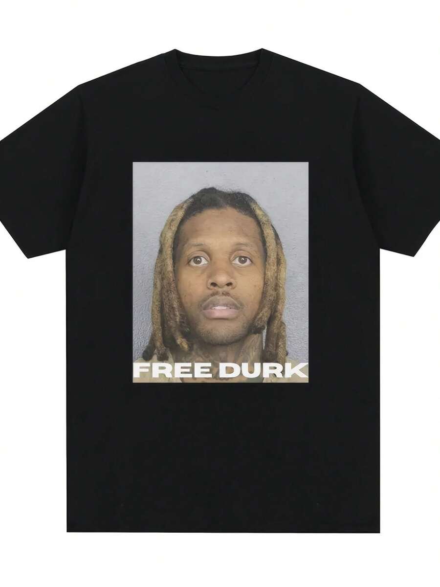 FREE DURK T Shirt  Graphic T Shirts S Wo Clothing Fashion Vintage T-Shirt Casual Cozy Cotton Oversized Tee Shirts - 款式4 - 查看 1