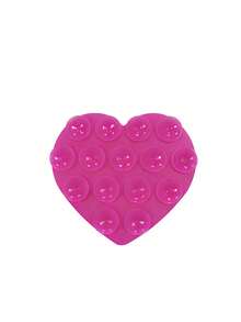 1/2/4个装硅胶章鱼吸盘、心形硅胶吸盘、长方形硅胶吸盘手机支架，防滑硅胶材质。情人节送给男友/女友的礼物。 - 彩色 - 查看 14