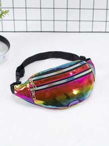 Modische Outdoor Laser Hüfttasche für Damen, Lauf Laser Hüfttasche, Damen Diagonale Brusttasche, Reflektierende Outdoor Strandtasche, mit verstellbarem Schultergurt, geeignet für den täglichen Gebrauch, Outdoor-Aktivitäten, Reisen, Wandern, Joggen, Radfahren, tragbares Design, ideales Geschenk - Verschiedenfarbig - Übersicht 18