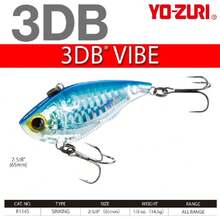 Yo-Zuri 3DB Vibe - Señuelo de hundimiento,37426105 - Marrón Chocolate - Ver 5