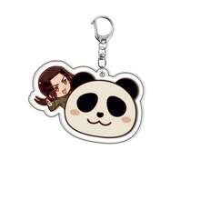 新力量 Hetalia 美丽的世界 亚克力钥匙扣 鹿角 亚瑟王 Yaolu APH 动漫钥匙扣 包包背包吊坠 儿童粉丝礼物 - 彩色 - 查看 10