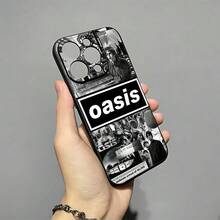 O-Oasis-S Phone Case Compatible With  16, 15, 14, 13, 12, 11, XS, XR, X, 8, 7, Pro, Max, Plus, Mini Silicone Black Cover, Cover Compatible With  17 Pro Case,  17 Pro Max Case,  17 Case,  16 Pro Case - z2 - Xem 10