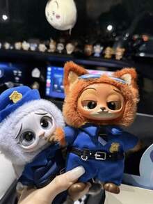 (Disney Authorized) 1 Zootopia: Judy Rabbit/Nick, No Matter How Tired You Are, You Still Need To Take A Bite. This Series Includes Plush Toys, Blind Bags, And Collectible Toys. (Random Style, Random Packaging) - Multicolor - View 7