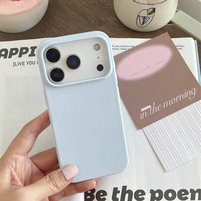 Funda de teléfono suave y creativa de color azul dopamina compatible con iPhone 17 Pro Max/17 Pro/17/16 Pro Max/16 Pro/16/16 Plus/15/15 Pro Max/15 Pro/15 Plus/11/12/13/14 Pro Max/11 Pro/11 Pro Max/12 Pro/12 Pro Max/13 Pro/13 Pro Max/14 Pro/14 Pro Max/14 Plus, adecuada para hombres y mujeres