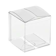 Clear Gift Boxes 3\ X 3\ X 3\ - 25 Pack, Clear PVC Plastic Boxes Transparent PacFKing Box Favor Square Boxes For Than1ks 1giving, Christmas, Wedding, Party, Birthday, Candy, Coffee & Tea,,3inchx3inchx3inch-25PCS - 3吋x3吋x3吋-25個 - 查看 1