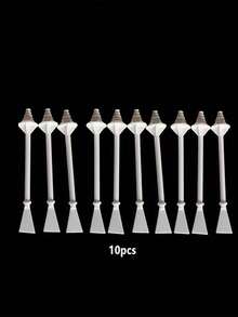 10/50/100pcs Double-Ended Nose Hair Removal Wax Sticks, For Precise Nose Hair, Ear, Facial And Eyebrow Grooming - Multicolor - View 8