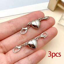 3/6/8/10个装磁性项链扣，带龙虾扣，磁性项链延长链，适用于项链和手链，珠宝连接器，珠宝制作转换器 - 彩色 - 查看 11