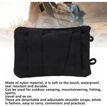 Riñonera De Viaje EDC, Paquete De Cintura De Moda Bolsa De Cintura Portátil Con Cremallera De Viaje Impermeable Al Aire Libre EDC Molle Bolsa Billetera Para Acampar Senderismo Correr Ciclismo (Café) - AAA - Ver 3