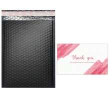 20pcs/Pack Black Thick Shock-Proof Self-Adhesive Waterproof Bubble Bags, Universal Packaging - Black - View 16